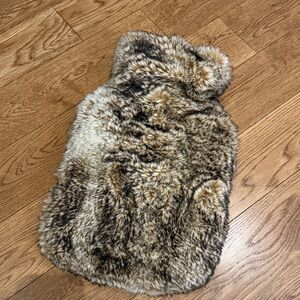 Restoration Hardware Faux Fur Hot Water Bottle